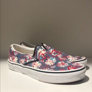 Graphic Floral Vans / Women’s 7.5